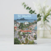 Downtown St. Martin Briefkaart (Staand voorkant)