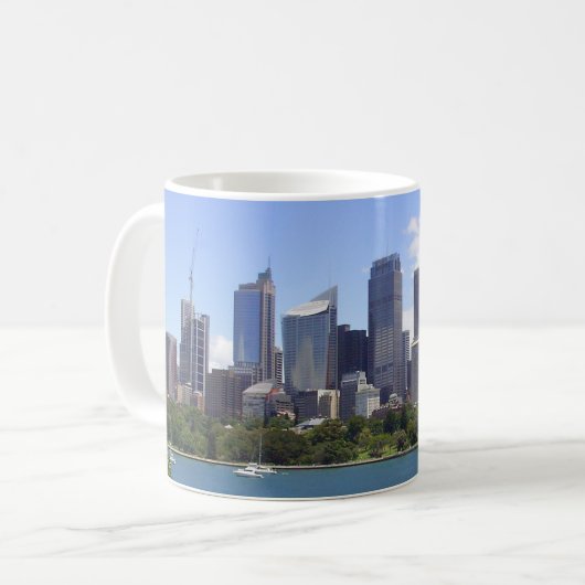 Downtown Sydney Skyline Koffiemok (Voorkant links)