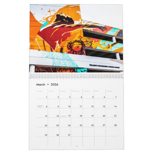 Downtown Tampa Calendar Kalender (Mar 2026)