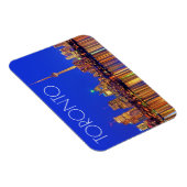 Downtown Toronto skyline at night Magneet (Rechterzijde)