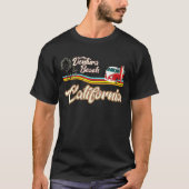 Downtown Ventura California Surfing Beach Retro Su T-shirt (Voorkant)