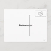 Downtown Willoughby Christmas Photo Postcard Feestdagenkaart (Achterkant)