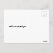 Downtown Willoughby, Dog Walk Painting Briefkaart (Achterkant)