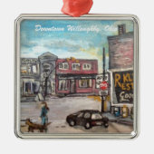 Downtown Willoughby, Ohio Dog Walk Ornament (Voorkant)