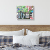 "Downtown Willoughby, Ohio" door Willowcatdesigns Canvas Afdruk (Insitu (Slaapkamer))
