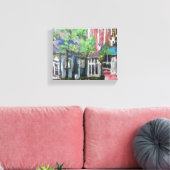 "Downtown Willoughby, Ohio" door Willowcatdesigns Canvas Afdruk (Insitu (Woonkamer))