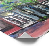 "Downtown Willoughby, Ohio" door Willowcatdesigns Poster (Hoek)