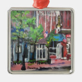 Downtown Willoughby, Ohio Painting Ornament (Voorkant)