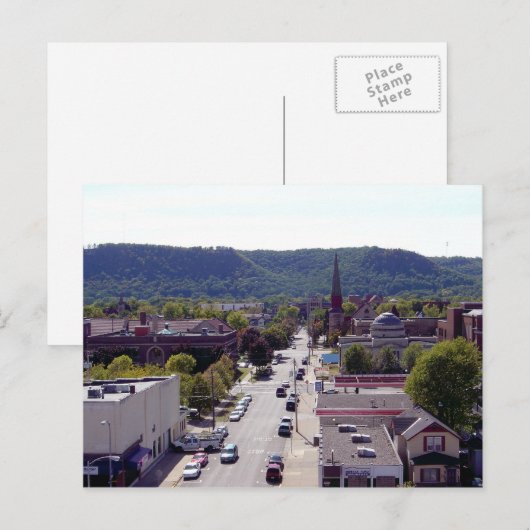 Downtown - Winona, MN Briefkaart (Voorkant / Achterkant)