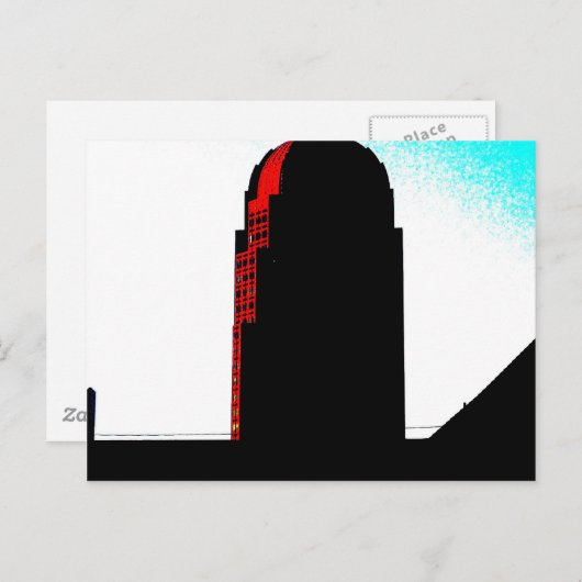 Downtown Winston-Salem, NC Briefkaart (Voorkant / Achterkant)