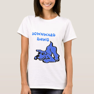 DOWNWARD DAWG-shirt voor de yoga T-shirt