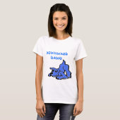 DOWNWARD DAWG-shirt voor de yoga T-shirt (Voorkant volledig)