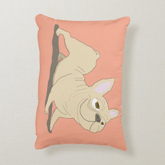 Downward dog accent kussen (Achterkant (Verticaal))