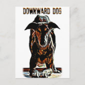 Downward Dog Briefkaart (Voorkant)