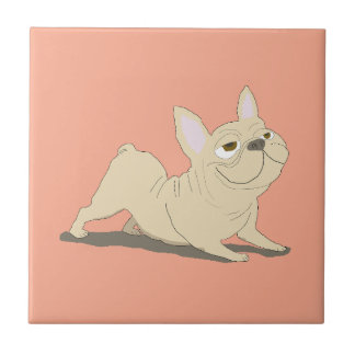 Downward dog tegeltje