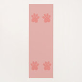 Downward Dog Yoga Mat - Contant koraal (Achterkant)