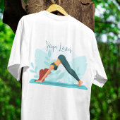 Downward Dog Yoga Pose - Minimalistisch aangepast  T-shirt