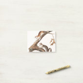 Downy Brown Squirrel House Post-it® Notes (Op bureau)