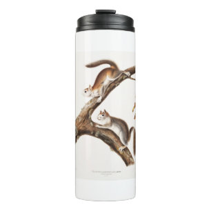 Downy Brown Squirrel House Thermosbeker