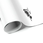 Downy Woodpecker Cadeaupapier (Rol Hoek)