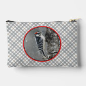 Downy Woodpecker in de winter originele foto Etui (Achterkant)