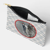 Downy Woodpecker in de winter originele foto Etui (Open)