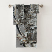 Downy Woodpecker in sneeuw - Originele foto Bad Handdoek (Insitu)