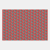 Downy Woodpecker in sneeuw - Originele foto Inpakpapier Vel (Voorkant)