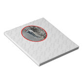 Downy Woodpecker in sneeuw - Originele foto Notitieblok (Schuin)