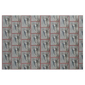 Downy Woodpecker in sneeuw - Originele foto Stof (Fat Quarter)