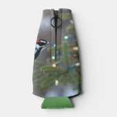 Downy Woodpecker & Kerstboom Flesjeskoeler (Achterkant)