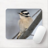 Downy Woodpecker Mousepad Muismat (Met muis)