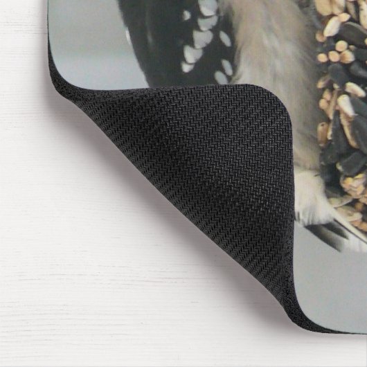 Downy Woodpecker Mousepad Muismat (Hoek)