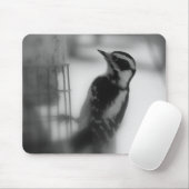 Downy Woodpecker Muismat (Met muis)