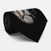 Downy Woodpecker Necktie Stropdas (Opgerold)