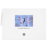 Downy Woodpecker Painting - Oorspronkelijke vogelk (Achterkant Horizontaal)