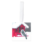 Downy Woodpecker Painting - Oorspronkelijke vogelk Decoratie (Voorkant)