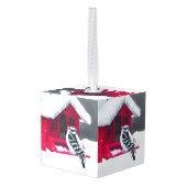 Downy Woodpecker Painting - Oorspronkelijke vogelk Decoratie (Achter hoekig)