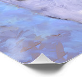 Downy Woodpecker Painting - Oorspronkelijke vogelk Perfect Poster (Hoek)