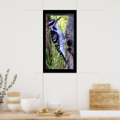 Downy Woodpecker Print (Keuken)