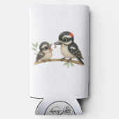 Downy Woodpecker Seltzer Blikjeskoeler (Achterkant)