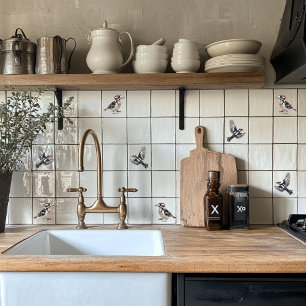 Downy Woodpecker Tegeltje