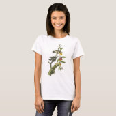 Downy Woodpecker van Audubon T-shirt (Voorkant volledig)