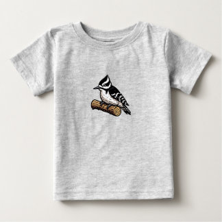 Downy Woodpecker vogel Baby Fine Jersey T-shirt