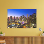 Dowtown Houston Canvas Afdruk (Insitu (Woonkamer))
