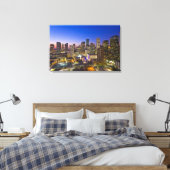 Dowtown Houston Canvas Afdruk (Insitu (Slaapkamer))