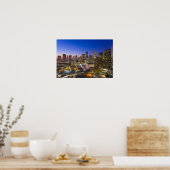Dowtown Houston Poster (Keuken)