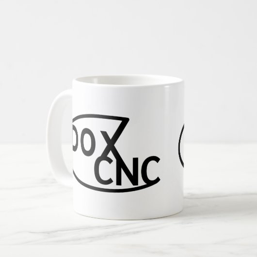 Dox CNC Koffiemok (Voorkant links)