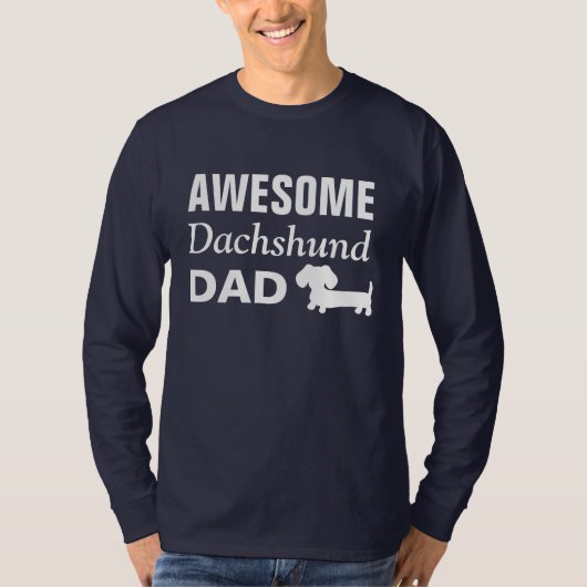 Doxe Dad Gift | Geweldige Shirt Dachshund Papa (Voorkant)