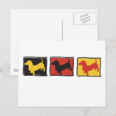 Doxie-3-BOX Briefkaart (Voorkant / Achterkant)